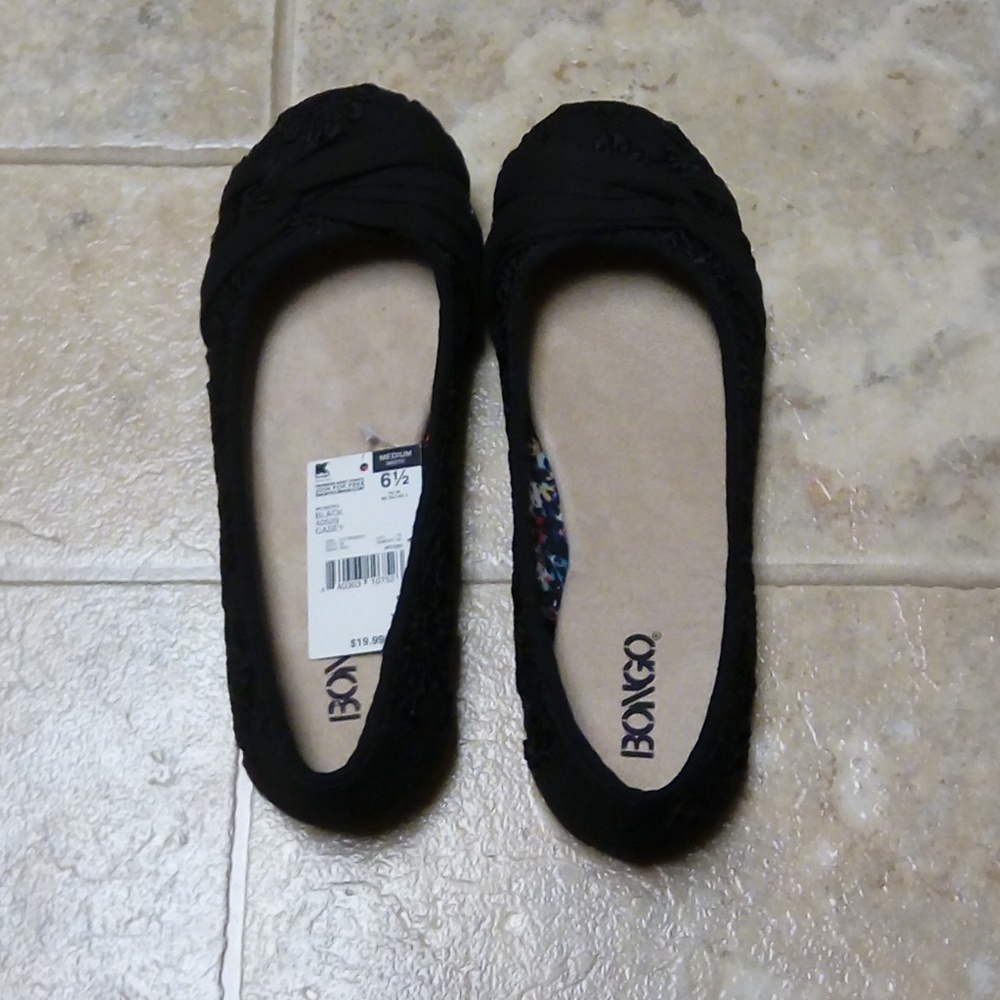 Bongo cute black flats
